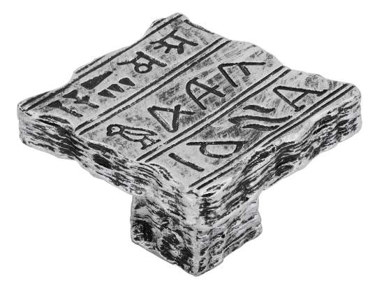 Afbeeldingen van Siro Meubelknop kunststof - L 48mm/H 31mm/B 46mm antiek zilver 