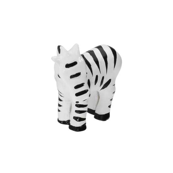 Afbeeldingen van Siro Meubelknop zebra kunststof - L 47mm/H 29mm/B 42mm 