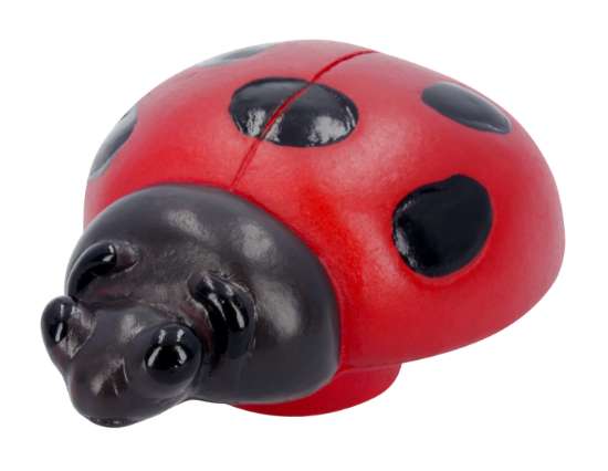 Afbeeldingen van Siro Meubelknop lieveheersbeestje kunststof - L 51mm/H 25mm/B 37mm 