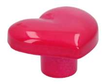 Afbeeldingen van Siro Meubelknop kunststof - L 36mm/H 21mm/B 31mm roze 