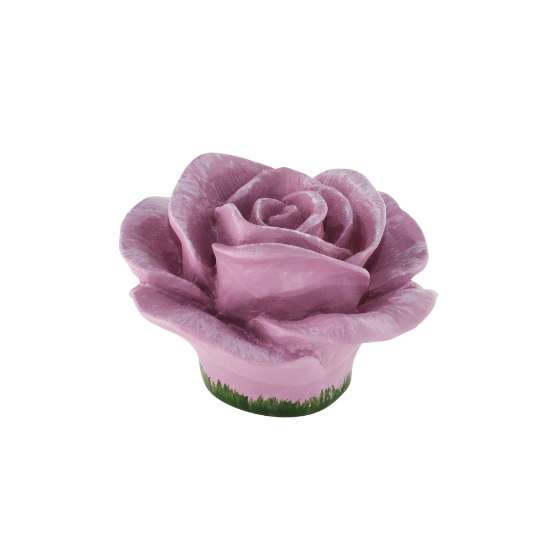 Afbeeldingen van Siro Meubelknop bloem kunststof - L 48mm/H 30mm/B 48mm roze 