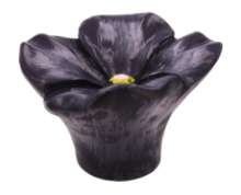 Afbeeldingen van Siro Meubelknop bloem kunststof - L 49mm/H 32mm/B 45mm paars 