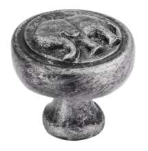 Afbeeldingen van Siro Meubelknop kunststof - L 46mm/H 42mm/B 46mm antiek zilver 