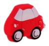 Afbeeldingen van Siro Meubelknop auto kunststof - L 48mm/H 25mm/B 38mm rood 