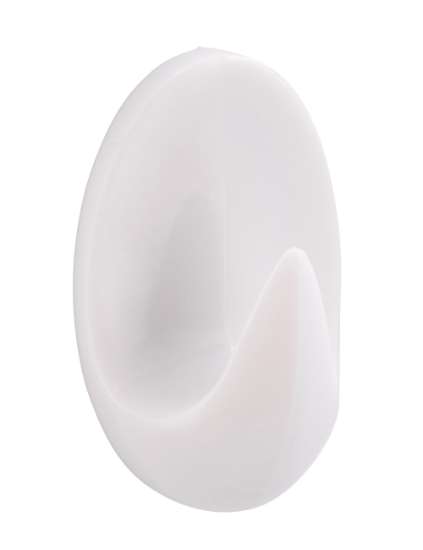 Afbeeldingen van Siro Haak kunststof - zelfklevend L 29mm/H 14mm/B 18mm wit 