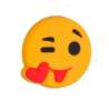 Afbeeldingen van Siro Meubelknop emoji smiley kunststof - L 52mm/H 25mm/B 51mm 