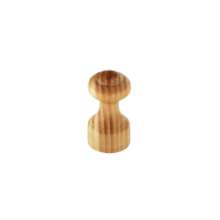 Afbeeldingen van Siro Meubelknop hout - L 15mm/H 29mm/B 15mm grenen gelakt 