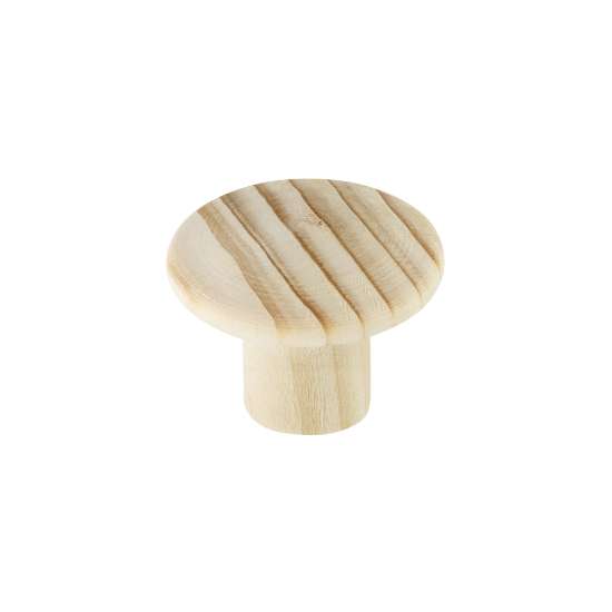 Afbeeldingen van Siro Meubelknop hout - L 35mm/H 27mm/B 35mm vurenhout 