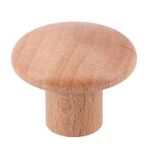 Afbeeldingen van Siro Meubelknop hout - L 35mm/H 27mm/B 35mm gelakt beuken 