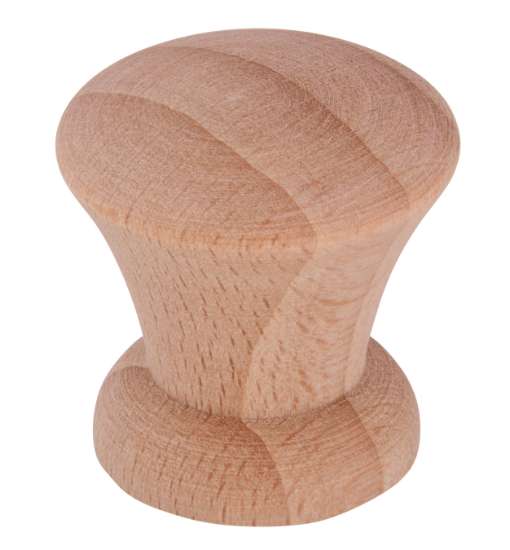 Afbeeldingen van Siro Meubelknop hout - L 30mm/H 31mm/B 30mm beuken 
