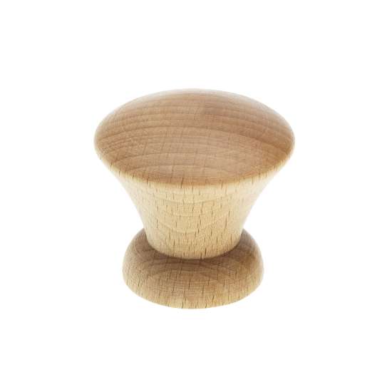 Afbeeldingen van Siro Meubelknop hout - L 39mm/H 35mm/B 39mm gelakt beuken 