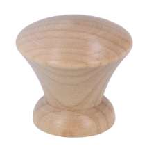 Afbeeldingen van Siro Meubelknop hout - L 39mm/H 35mm/B 39mm esdoorn gelakt 