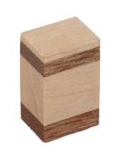 Afbeeldingen van Siro Meubelknop hout - L 15mm/H 25mm/B 12mm esdoorn/kersen 