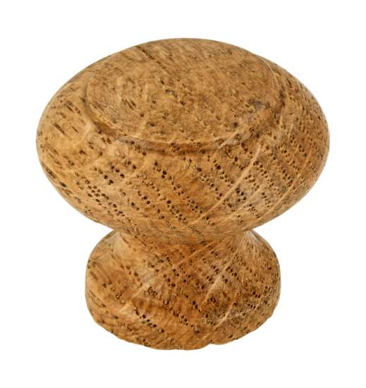 Afbeeldingen van Siro Meubelknop hout - L 30mm/H 27mm/B 30mm eiken gelakt 