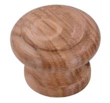 Afbeeldingen van Siro Meubelknop hout - L 35mm/H 29mm/B 35mm eiken gelakt 