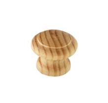 Afbeeldingen van Siro Meubelknop hout - L 35mm/H 29mm/B 35mm grenen gelakt 