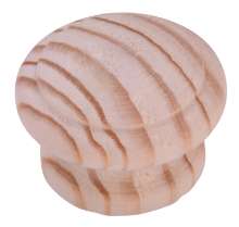 Afbeeldingen van Siro Meubelknop hout - L 44mm/H 29mm/B 44mm vurenhout 
