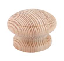 Afbeeldingen van Siro Meubelknop hout - L 44mm/H 29mm/B 44mm grenen 