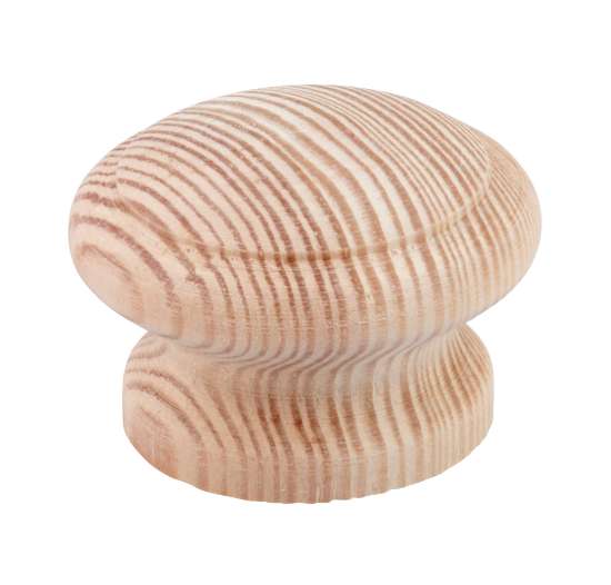 Afbeeldingen van Siro Meubelknop hout - L 44mm/H 29mm/B 44mm grenen 