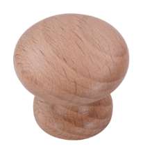Afbeeldingen van Siro Meubelknop hout - L 30mm/H 26mm/B 30mm gelakt beuken 