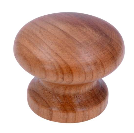 Afbeeldingen van Siro Meubelknop hout - L 35mm/H 27mm/B 35mm kersen gelakt 
