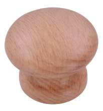 Afbeeldingen van Siro Meubelknop hout - L 35mm/H 27mm/B 35mm gelakt beuken 