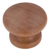 Afbeeldingen van Siro Meubelknop hout - L 35mm/H 27mm/B 35mm gelakt elzen 