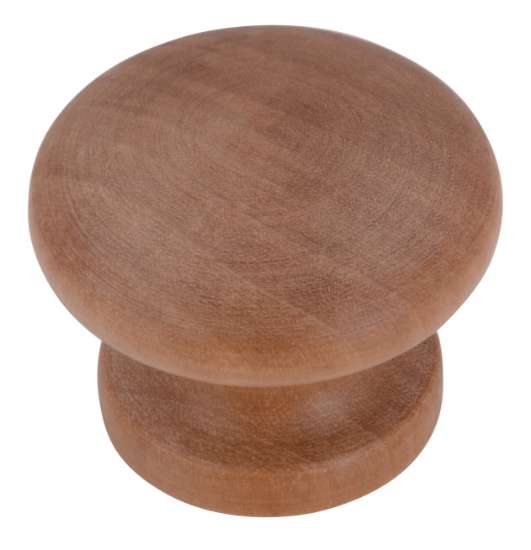 Afbeeldingen van Siro Meubelknop hout - L 35mm/H 27mm/B 35mm gelakt elzen 