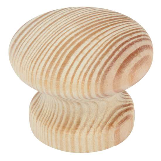 Afbeeldingen van Siro Meubelknop hout - L 35mm/H 27mm/B 35mm grenen 