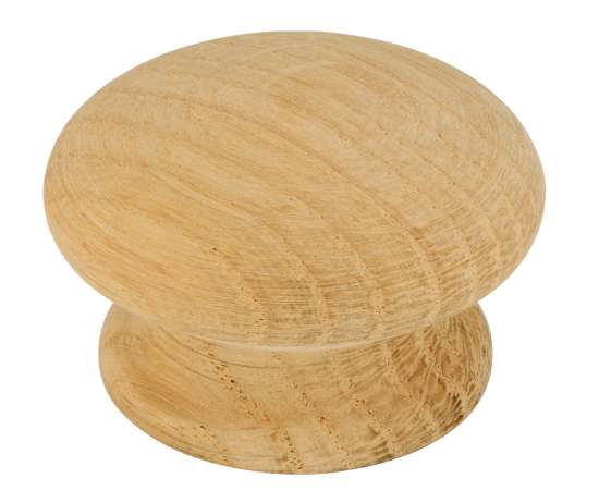 Afbeeldingen van Siro Meubelknop hout - L 44mm/H 28mm/B 44mm eiken 