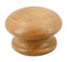 Afbeeldingen van Siro Meubelknop hout - L 44mm/H 28mm/B 44mm eiken gelakt 