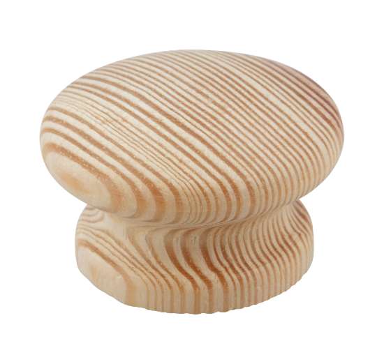 Afbeeldingen van Siro Meubelknop hout - L 44mm/H 28mm/B 44mm grenen 