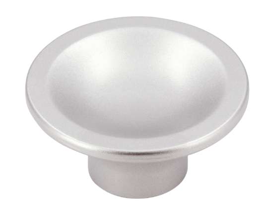 Afbeeldingen van Siro Meubelknop kunststof - L 36mm/H 18mm/B 36mm chroom mat 
