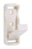 Afbeeldingen van Siro Haak kunststof - boorafstand 20mm/L 70mm/H 57mm/B 25mm scharnierend wit 