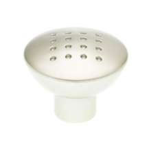 Afbeeldingen van Siro Meubelknop kunststof - L 34mm/H 27mm/B 34mm nikkel mat 