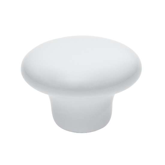Afbeeldingen van Siro Meubelknop keramisch - L 38mm/H 26mm/B 38mm wit 