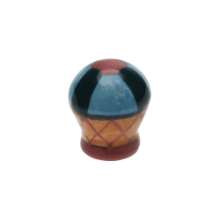 Afbeeldingen van Siro Meubelknop keramisch - L 29mm/H 33mm/B 29mm veelkleurig 