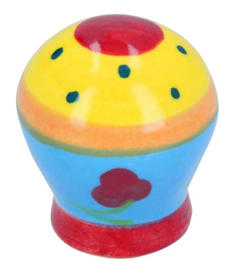 Afbeeldingen van Siro Meubelknop keramisch - L 29mm/H 33mm/B 29mm veelkleurig 