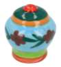 Afbeeldingen van Siro Meubelknop keramisch - L 37mm/H 41mm/B 37mm veelkleurig 