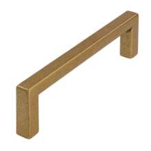 Afbeeldingen van Siro meubelgreep metaal - boorafstand 96mm L104mm/H28mm/B8mm - antiek goud