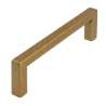 Afbeeldingen van Siro meubelgreep metaal - boorafstand 96mm L104mm/H28mm/B8mm - antiek goud