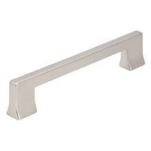Afbeeldingen van Siro meubelgreep metaal - boorafstand 128mm L148mm/B14mm/H30mm - mat zilver
