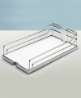 Afbeeldingen van Hettich Arena CLASSIC antislip-inhangplateaus, 350 x 462 x 106 mm, verchroomd