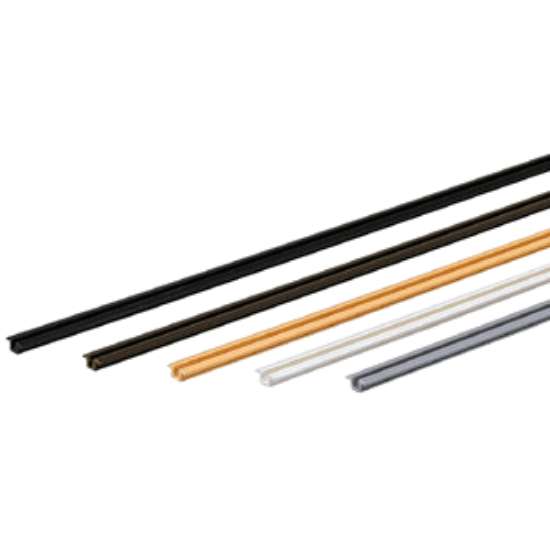 Afbeeldingen van Hettich Loop- en geleidingsprofielen STB 55, 4000 mm, zwart, 15 kg