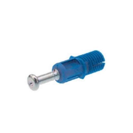 Afbeeldingen van Hettich Snelmontage verbindingsbout Rapid S DU 324, 20 mm, verzinkt, blauw