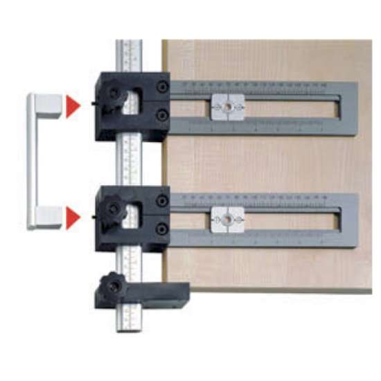 Afbeeldingen van Hettich Set Accura boormal voor grepen en knoppen