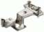 Afbeeldingen van Hettich Basisscharnier Selekta Pro 2000,  270 °, opdek 16 mm, met spreidpluggen, vernikkeld