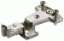 Afbeeldingen van Hettich Basisscharnier Selekta Pro 2000,  230 °, opdek 5,5 mm, met spreidpluggen, vernikkeld