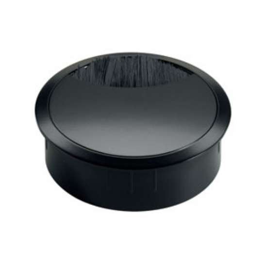 Afbeeldingen van Hettich Kabeldoorvoer, ø 80 mm , mat zwart