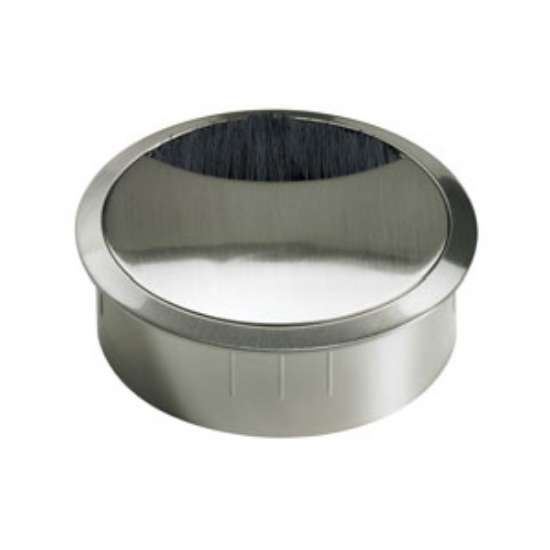 Afbeeldingen van Hettich Kabeldoorvoer, ø 80 mm , roestvrij staal finish